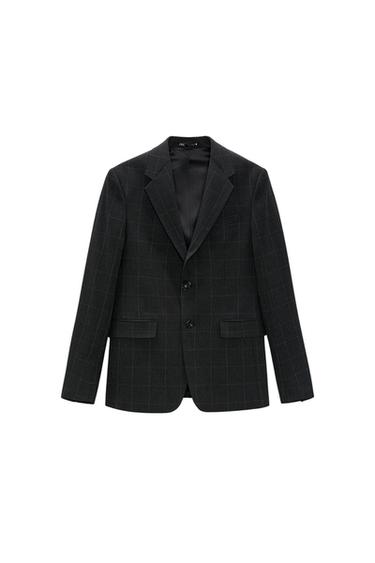 CHECK SUIT BLAZER