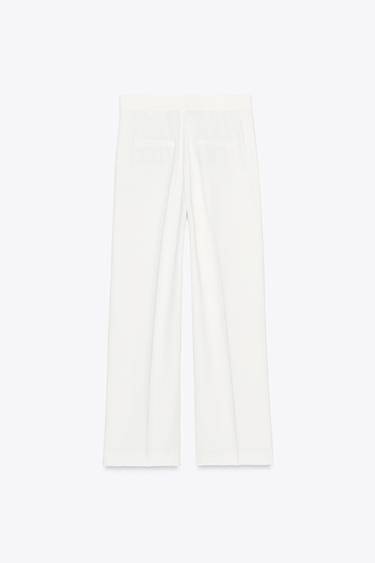 PANTALON LARGE ZW COLLECTION - Écru de Zara - Image 5