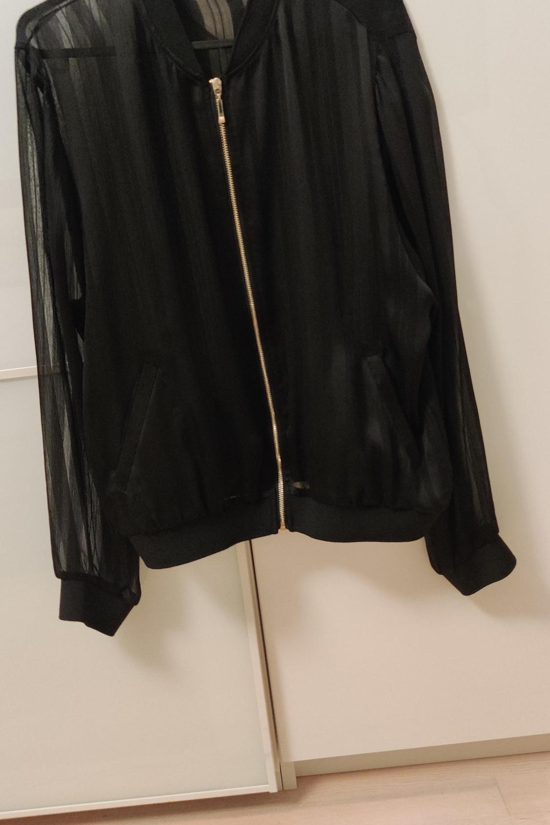 SEMI-SHEER BOMBER JACKET - Image 3
