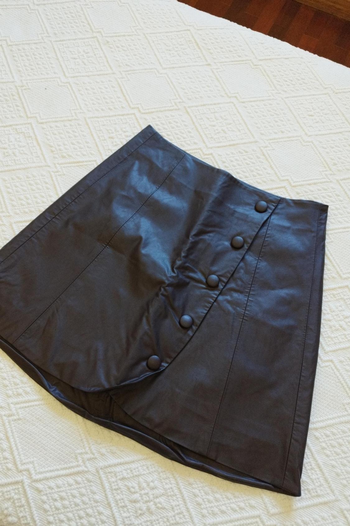 FAUX LEATHER MINI SKIRT - Image 2