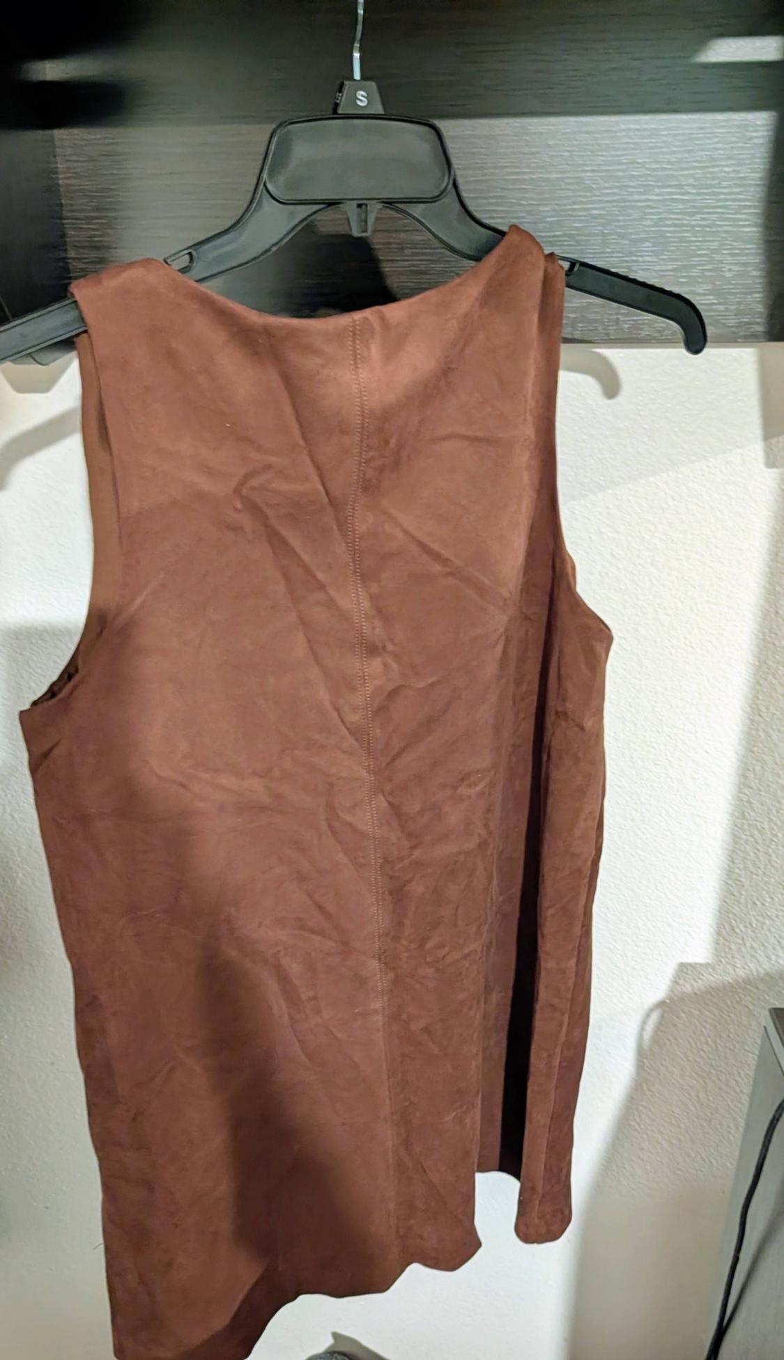 FAUX SUEDE MINI DRESS - Image 4