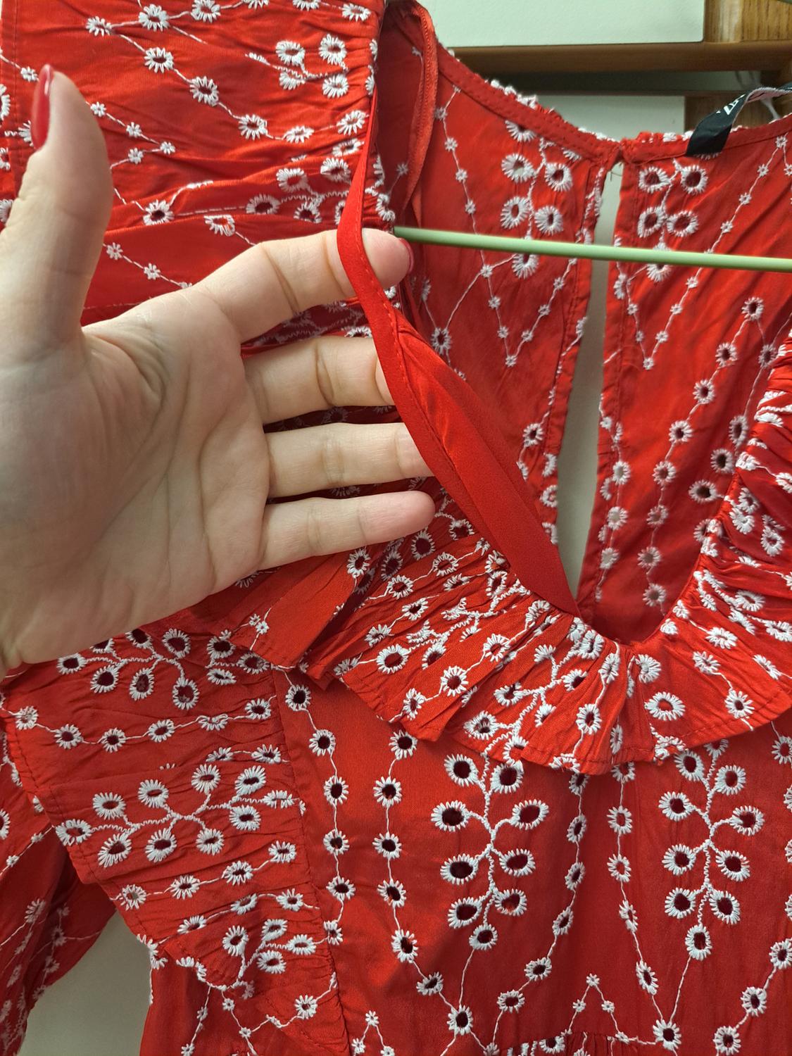 DRESS WITH CUTWORK EMBROIDERY - Image 4