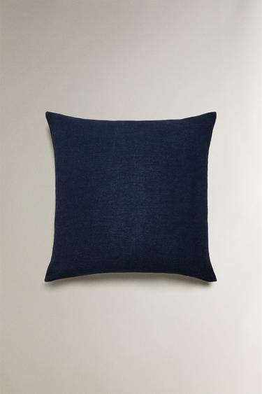 EFFEN LINNENMIX KUSSENHOES - Blauw van Zara - Afbeelding 0