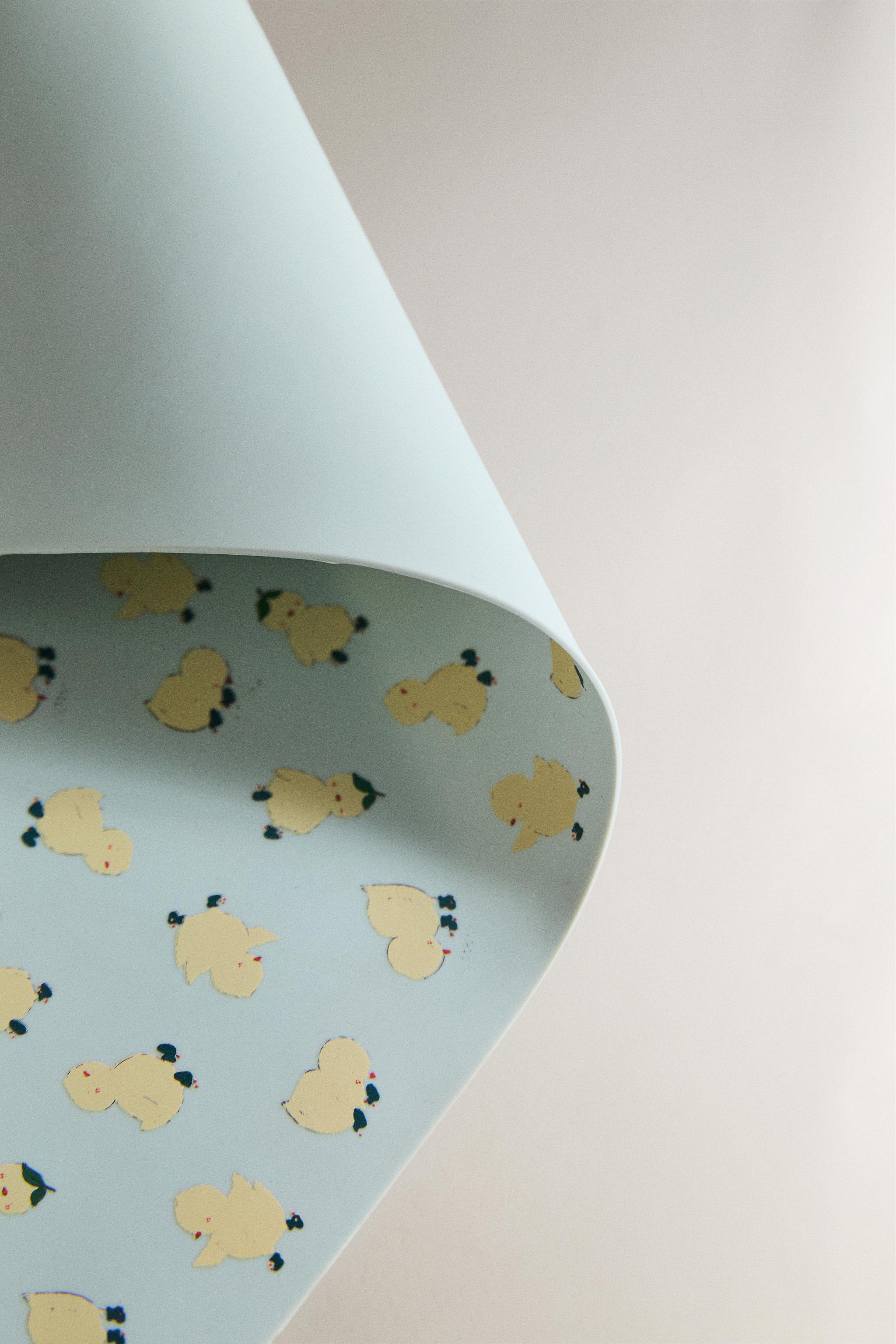 KIDS' SILICONE CHICK PLACEMAT — Blue