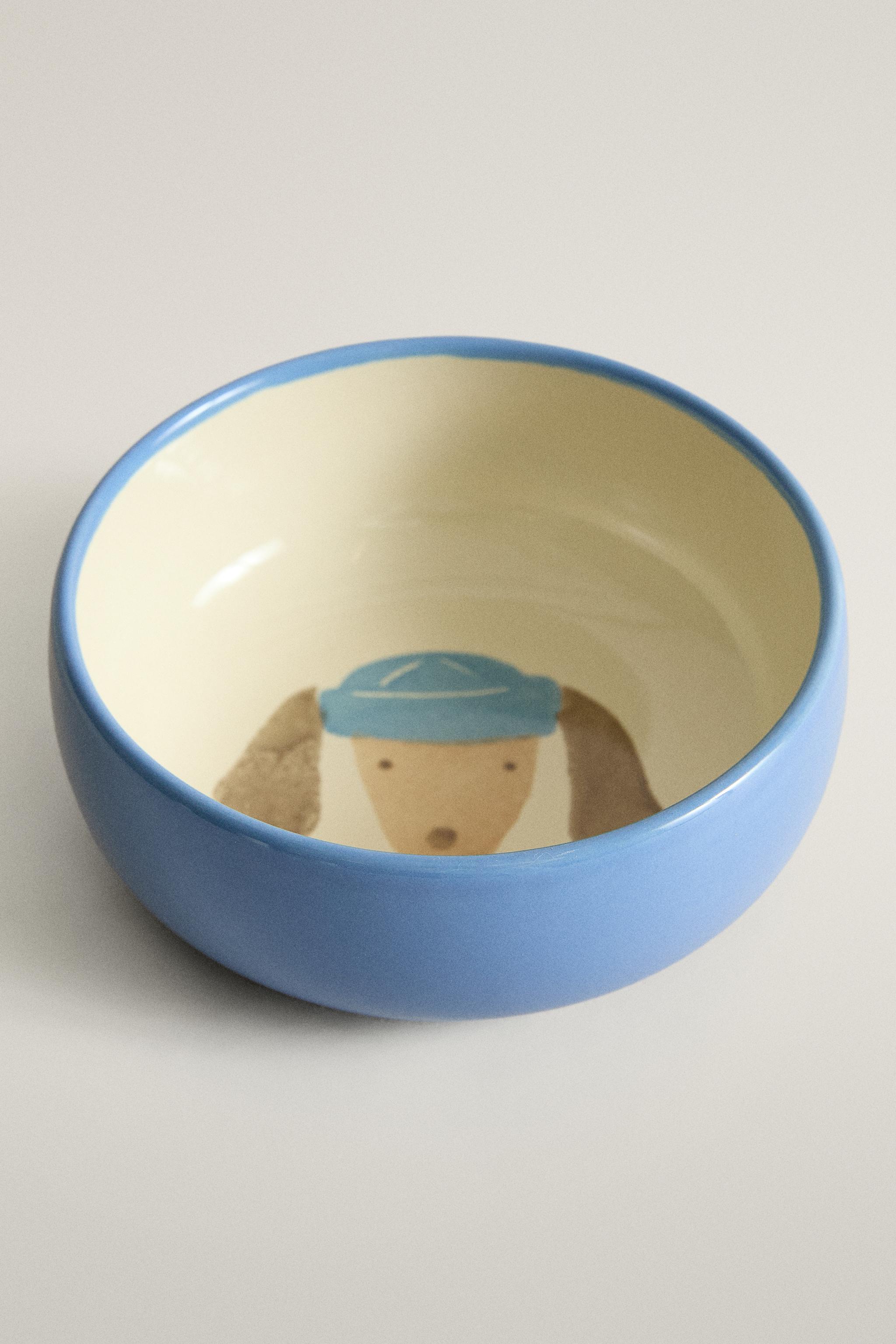 KIDS' CERAMIC DOG BOWL