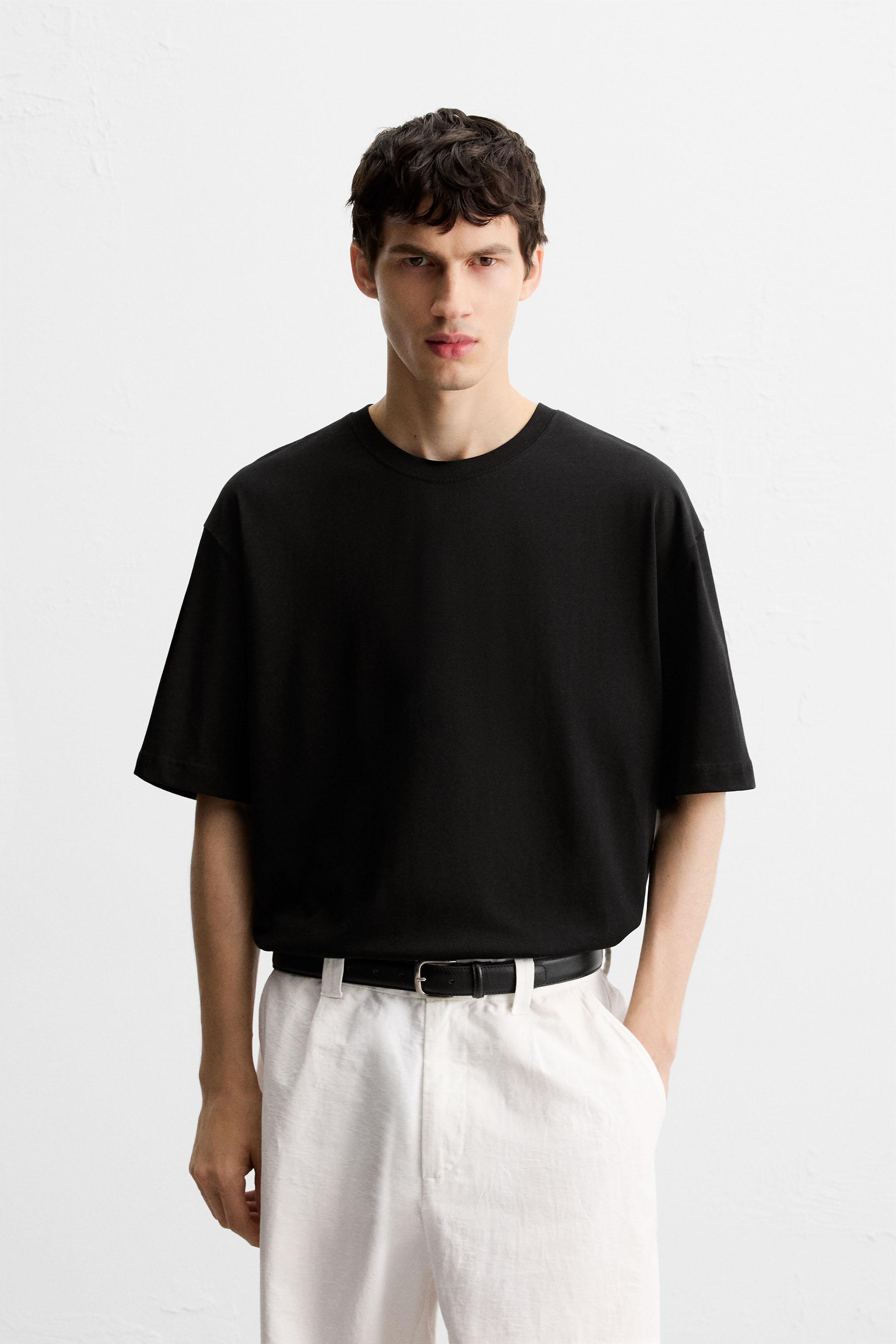 T-SHIRT BRODERIE CONTRASTE