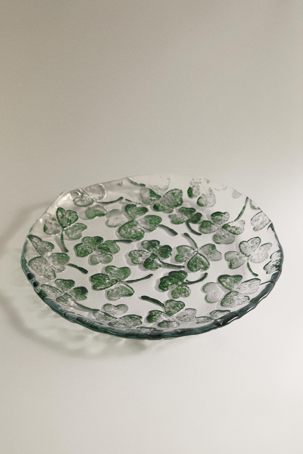 CLOVER SIDE PLATE — Green