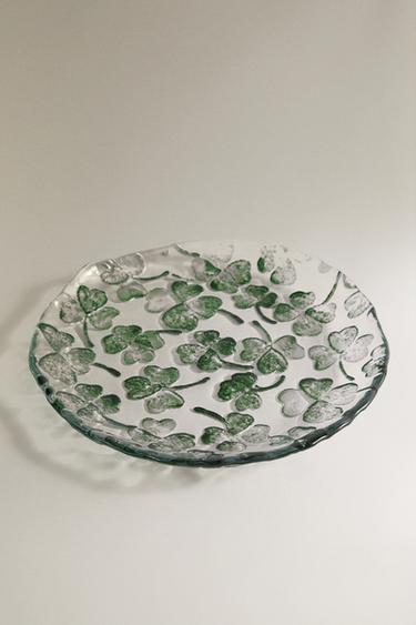 CLOVER SIDE PLATE - Green by Zara - Image 1