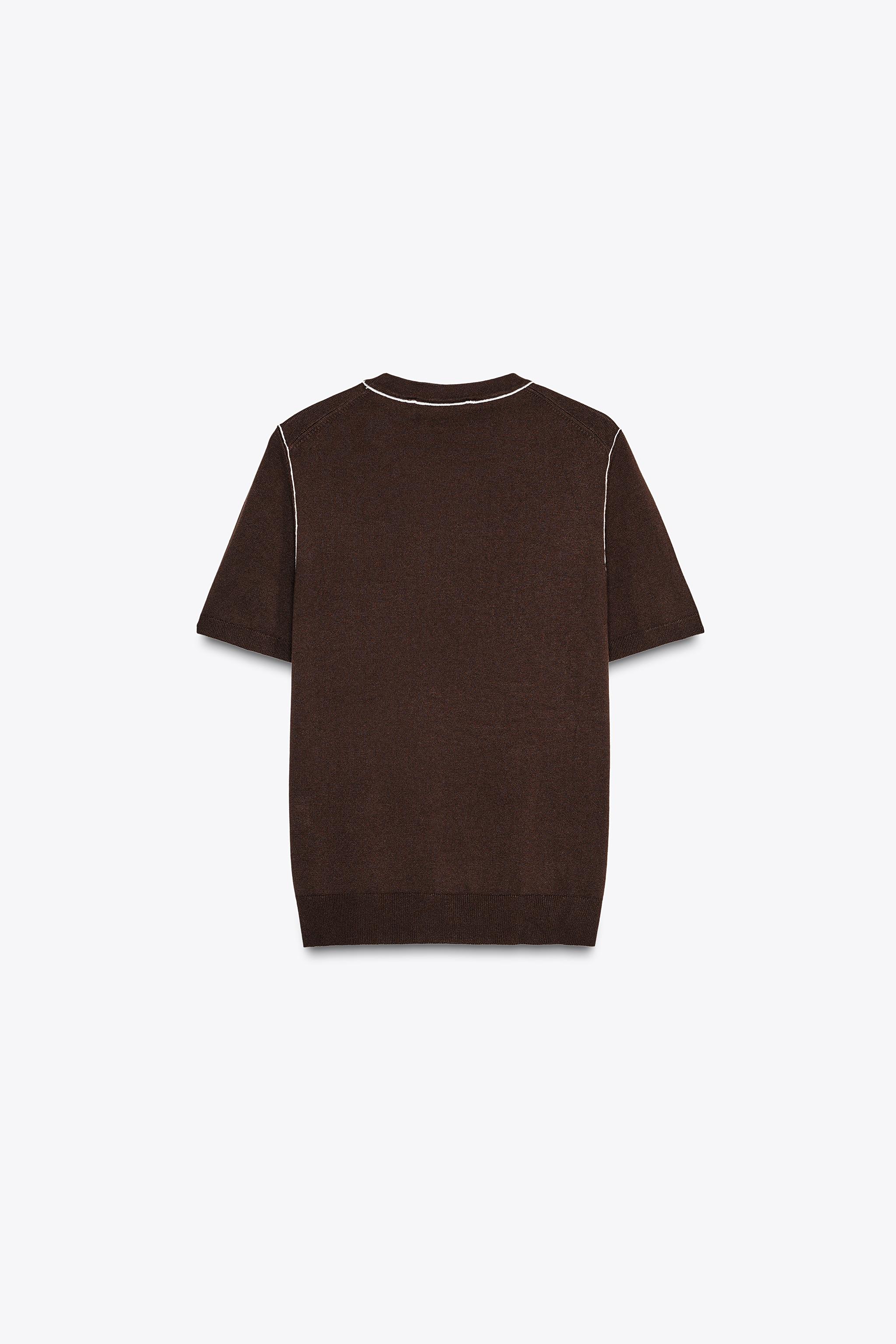 【ZARA】ベーシックニット ショートスリーブトップス org.jpg