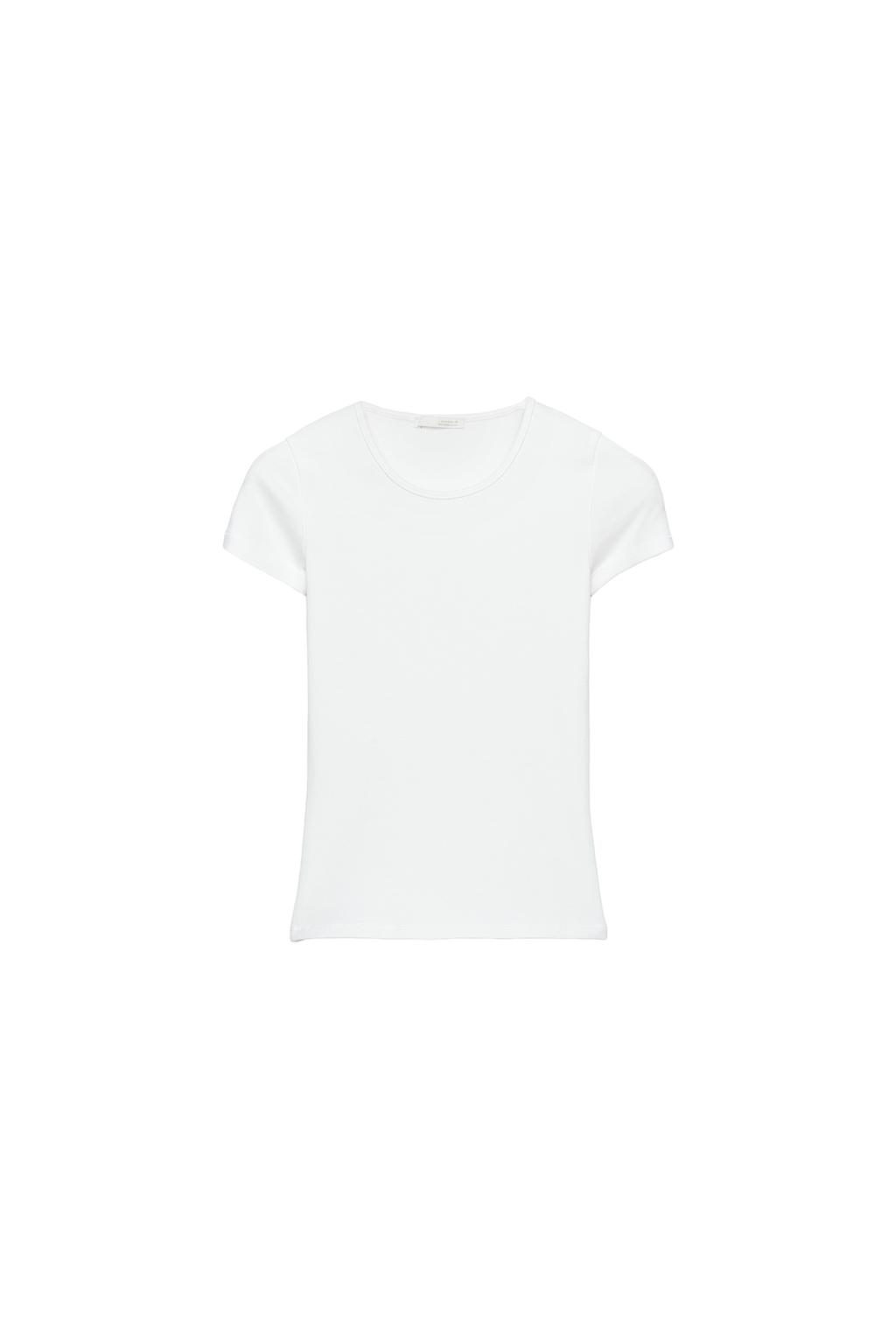 RIB SHORT SLEEVE T-SHIRT - image 3