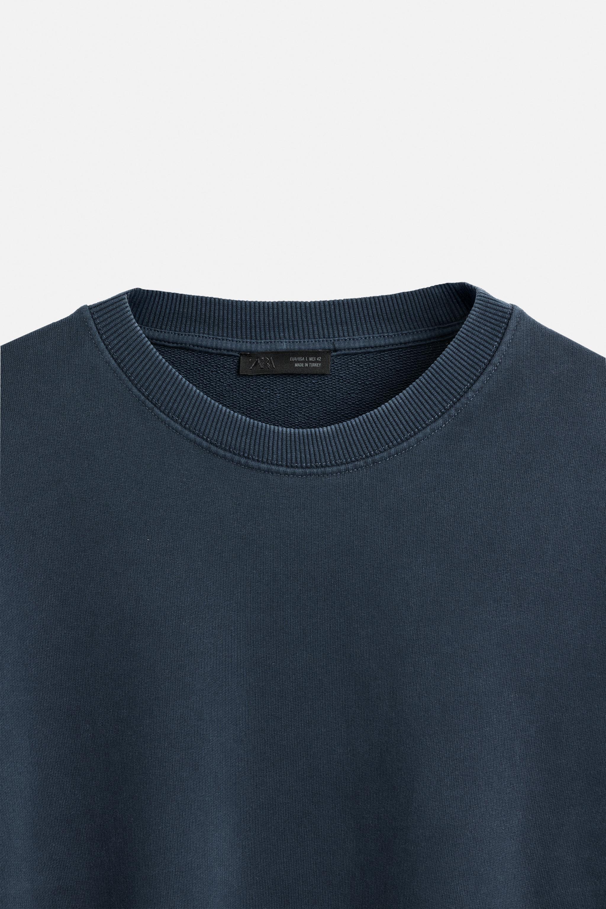 【Oblada】HELLO SWEAT Optical white Maxi sweatshirt without hood with lettering