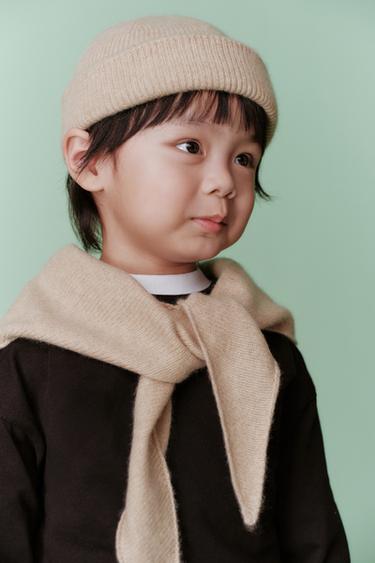 100% 캐시미어 삼각 스카프 - Zara 샌드