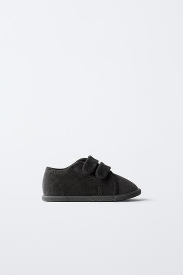 CORDUROY BAREFOOT PLIMSOLLS - Anthracite grey by Zara