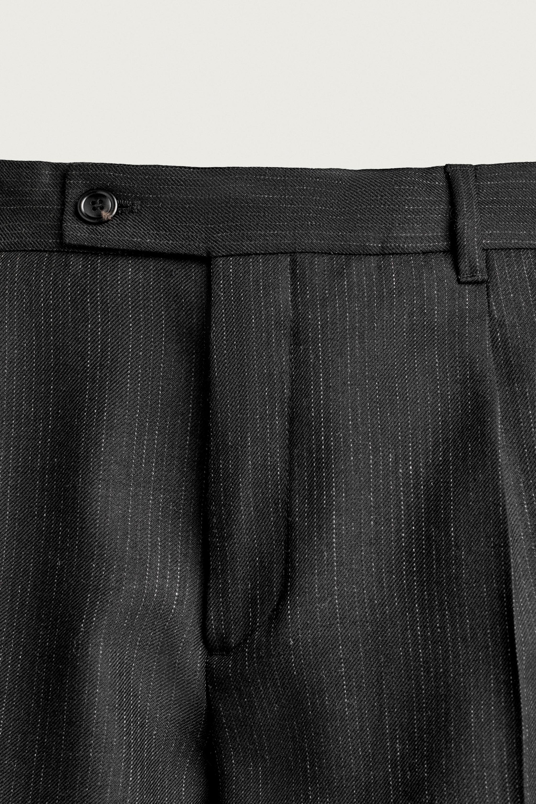 100% WOOL MANTECO® SUIT PANTS