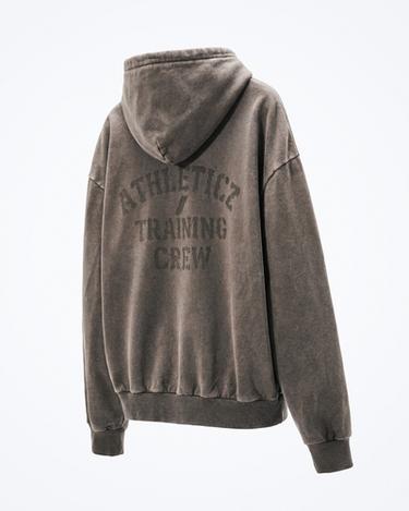 FADED RELAXED FIT TRAINING HOODIE - Light brown by Zara