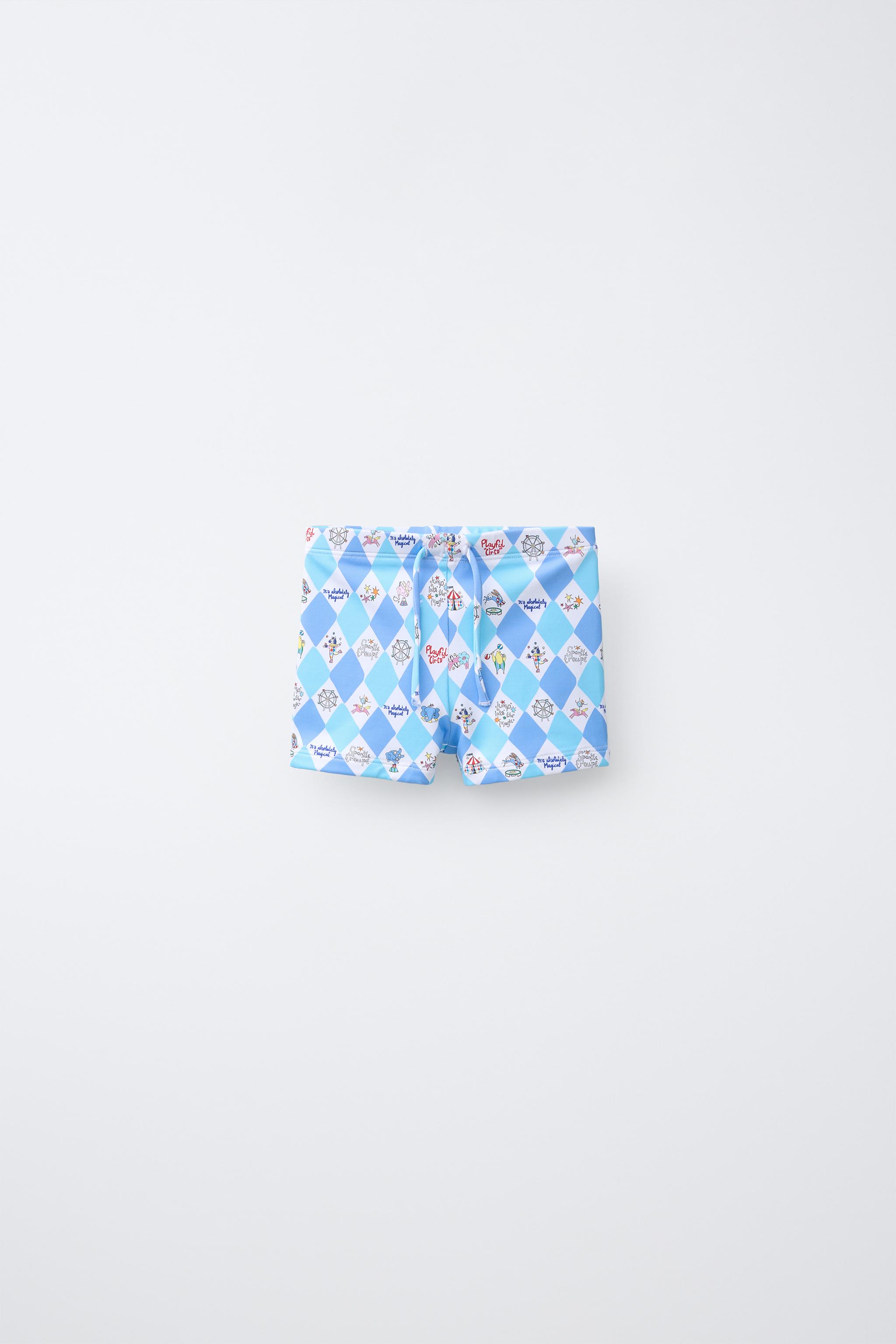 Zara 2-6 YEARS / CIRCUS PRINT SWIM TRUNKS