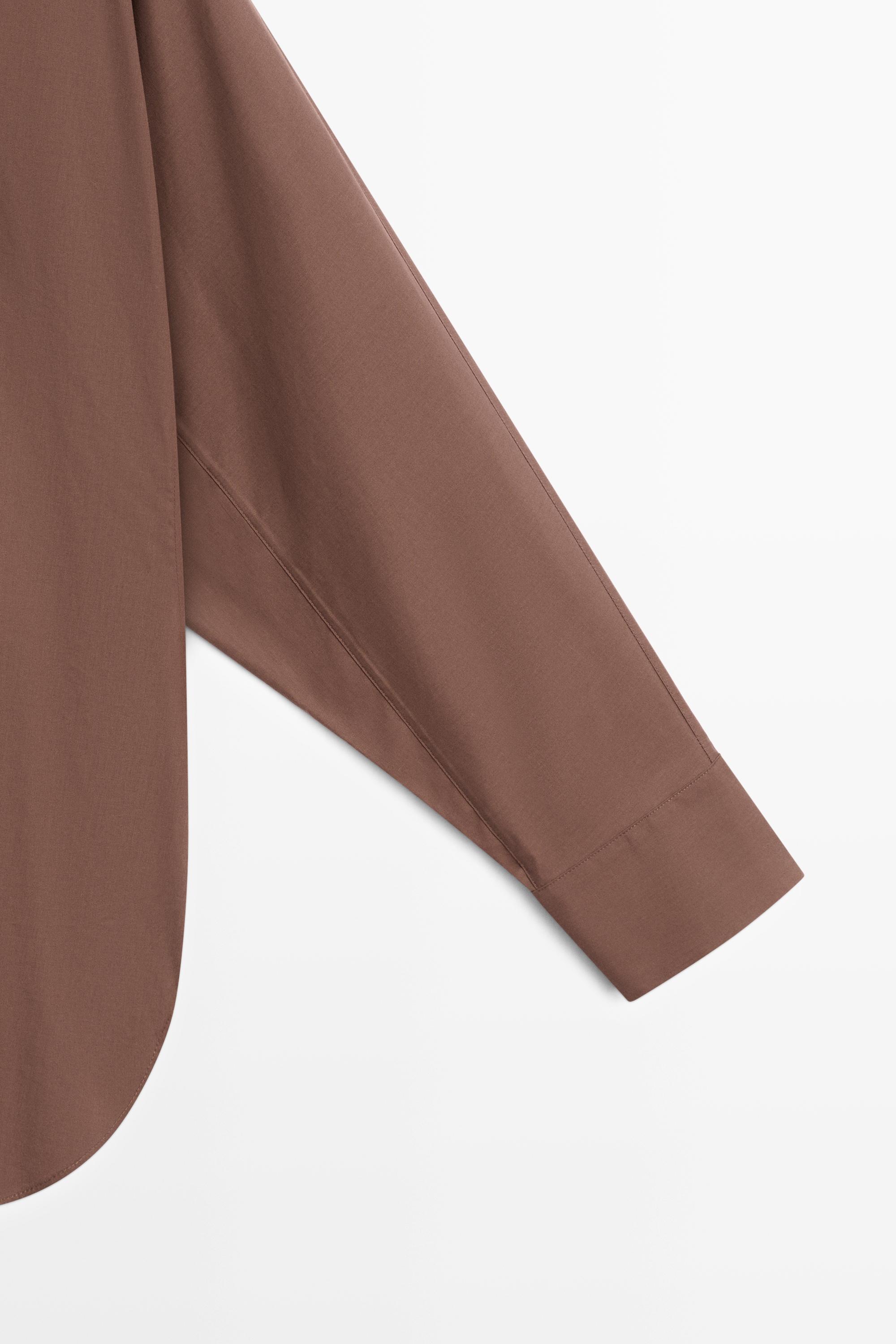 Cotton poplin shirt