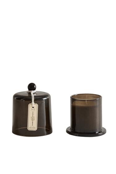 Zara (140 G) CEDAR FLOWER SCENTED CANDLE - Emerald