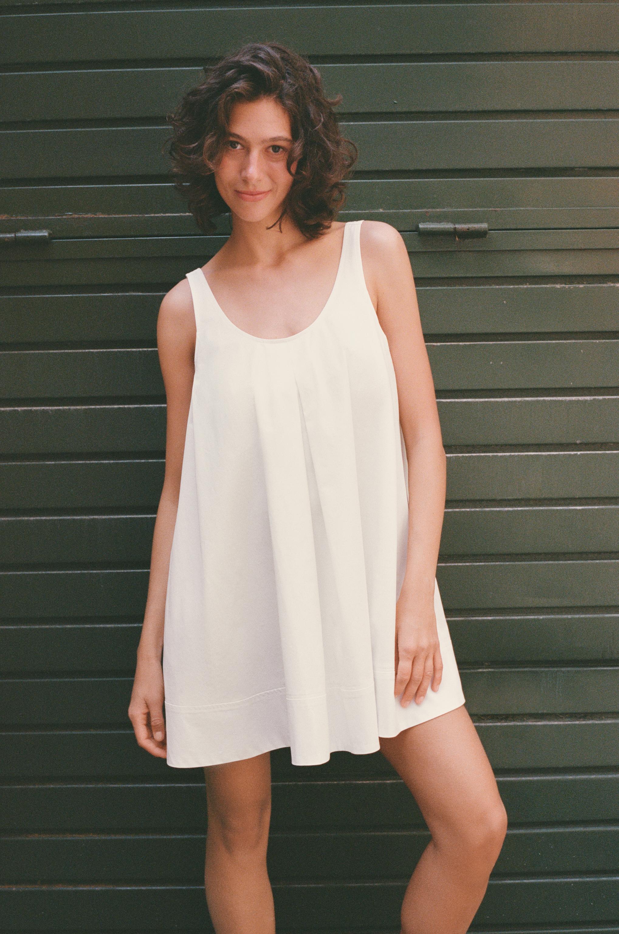 MINI POPLIN DRESS