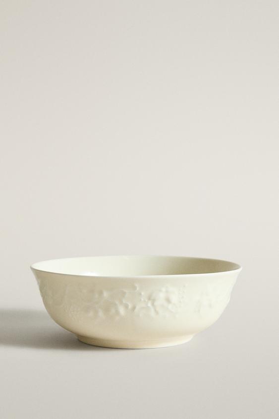 BOL PORCELANA UVAS - Crema de Zara - Imagen 0
