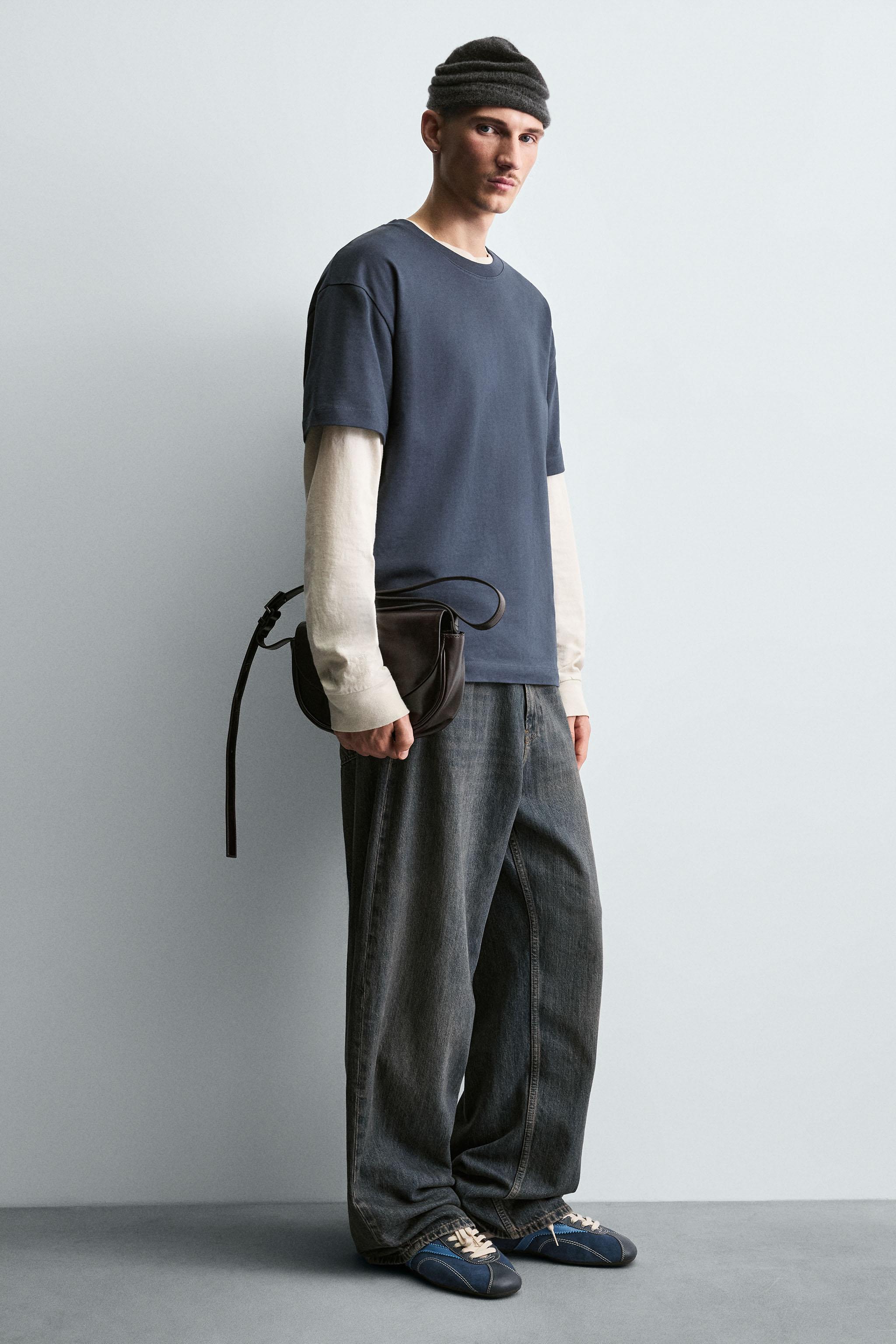  スウェット&bag LEATHER CROSSBODY BAG - Brown | ZARA South Africa