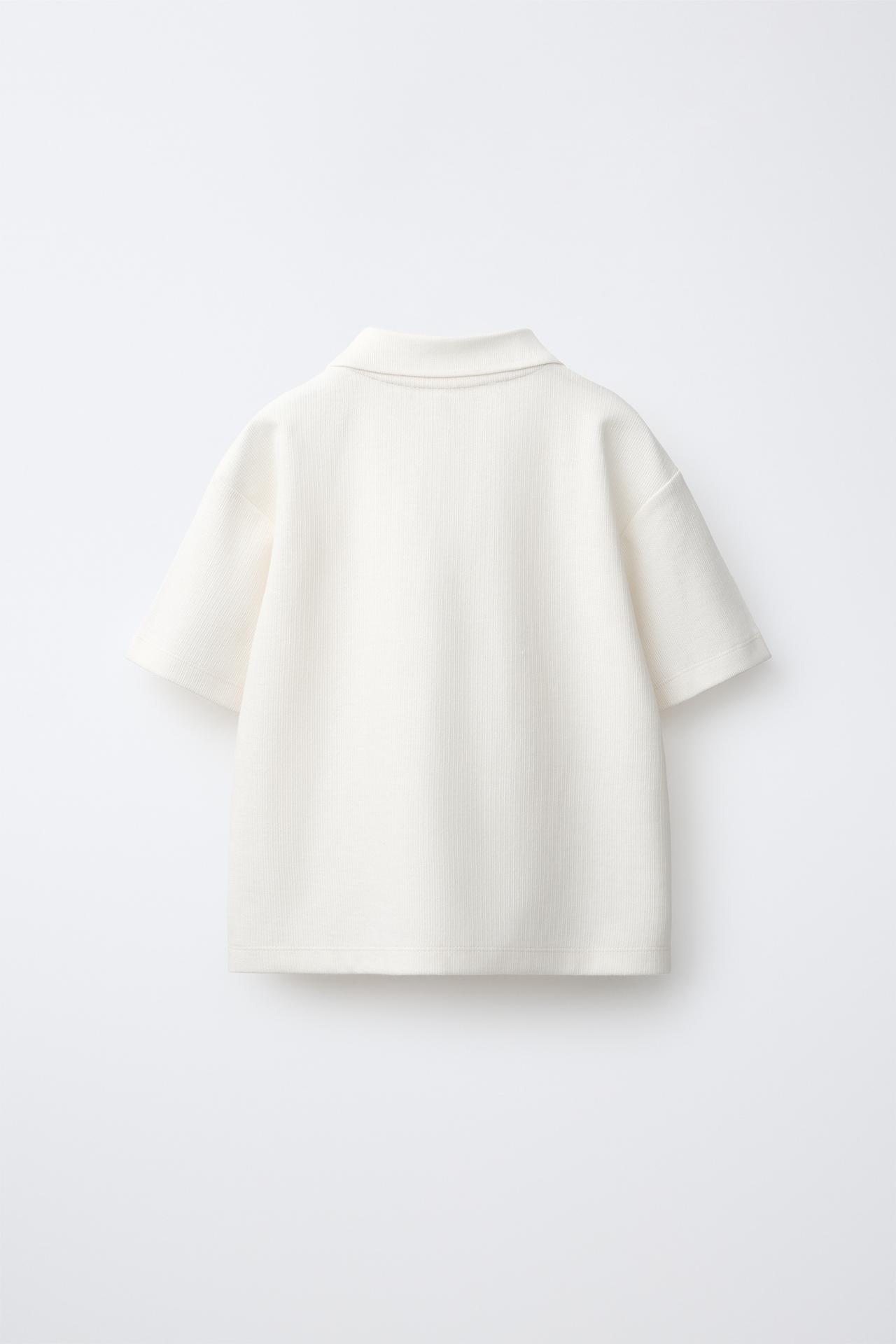 SOLID POLO SHIRT — Ice