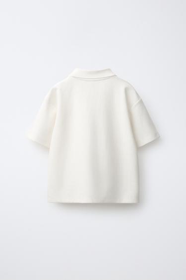 SOLID POLO SHIRT — Ice 2