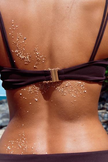 PLAIN BIKINI BOTTOMS - Brown by Zara - Image 5