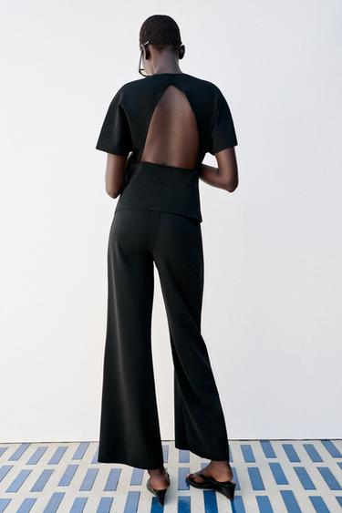 STRETCH TOP AND TROUSER SET - 103 by Zara