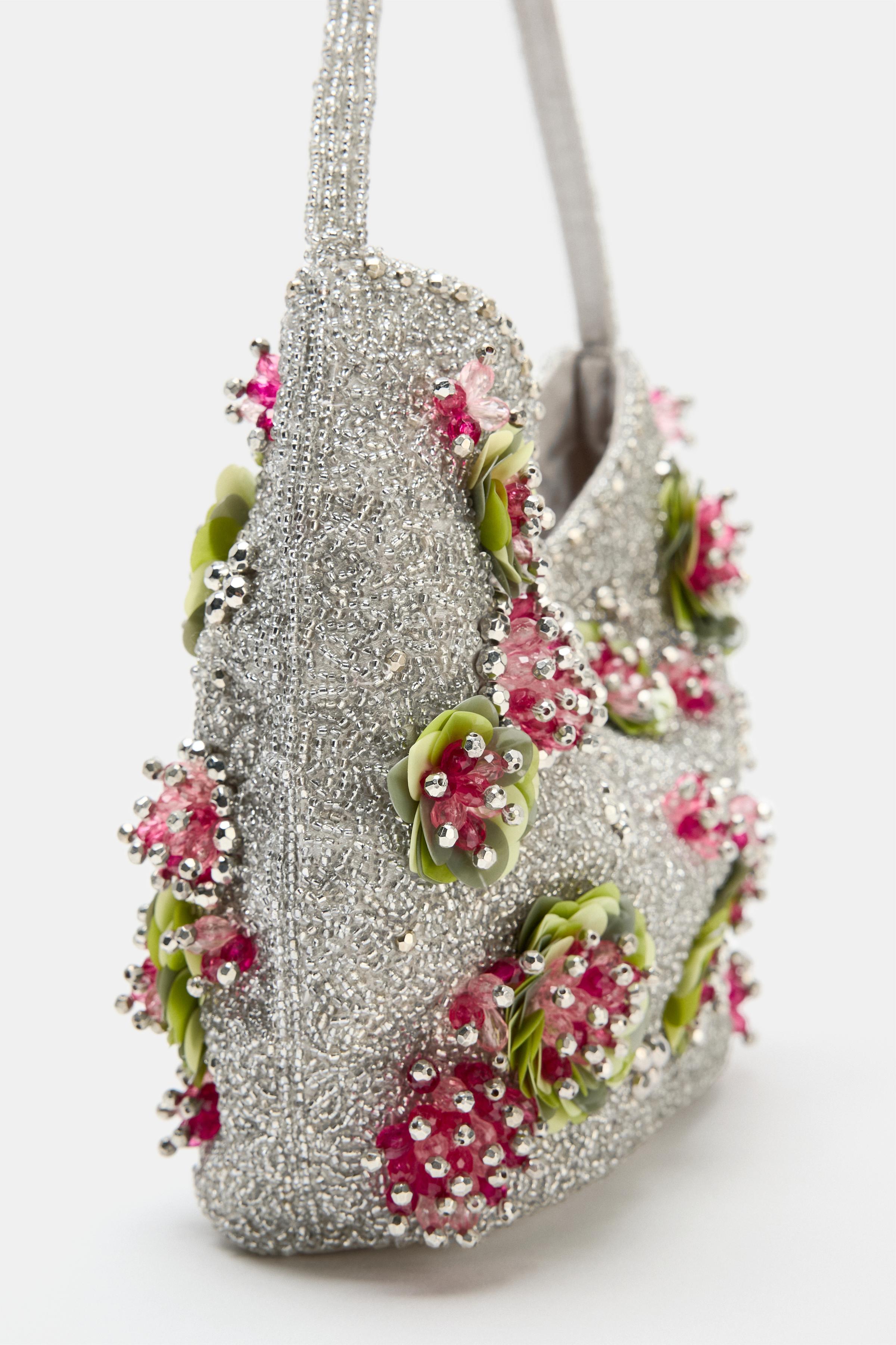 Женские сумки Zara BEADED SHOULDER — фото 5