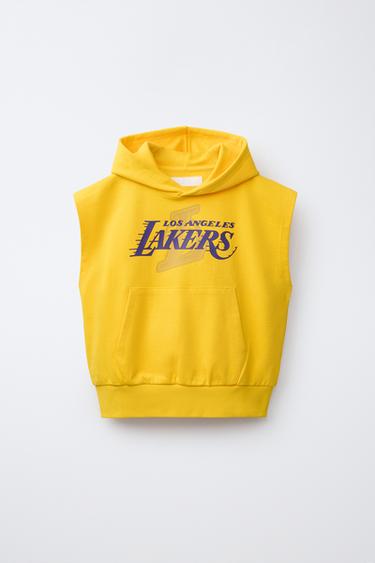 SWEAT GILET À CAPUCHE NBA - LOS ANGELES LAKERS - Jaune de Zara
