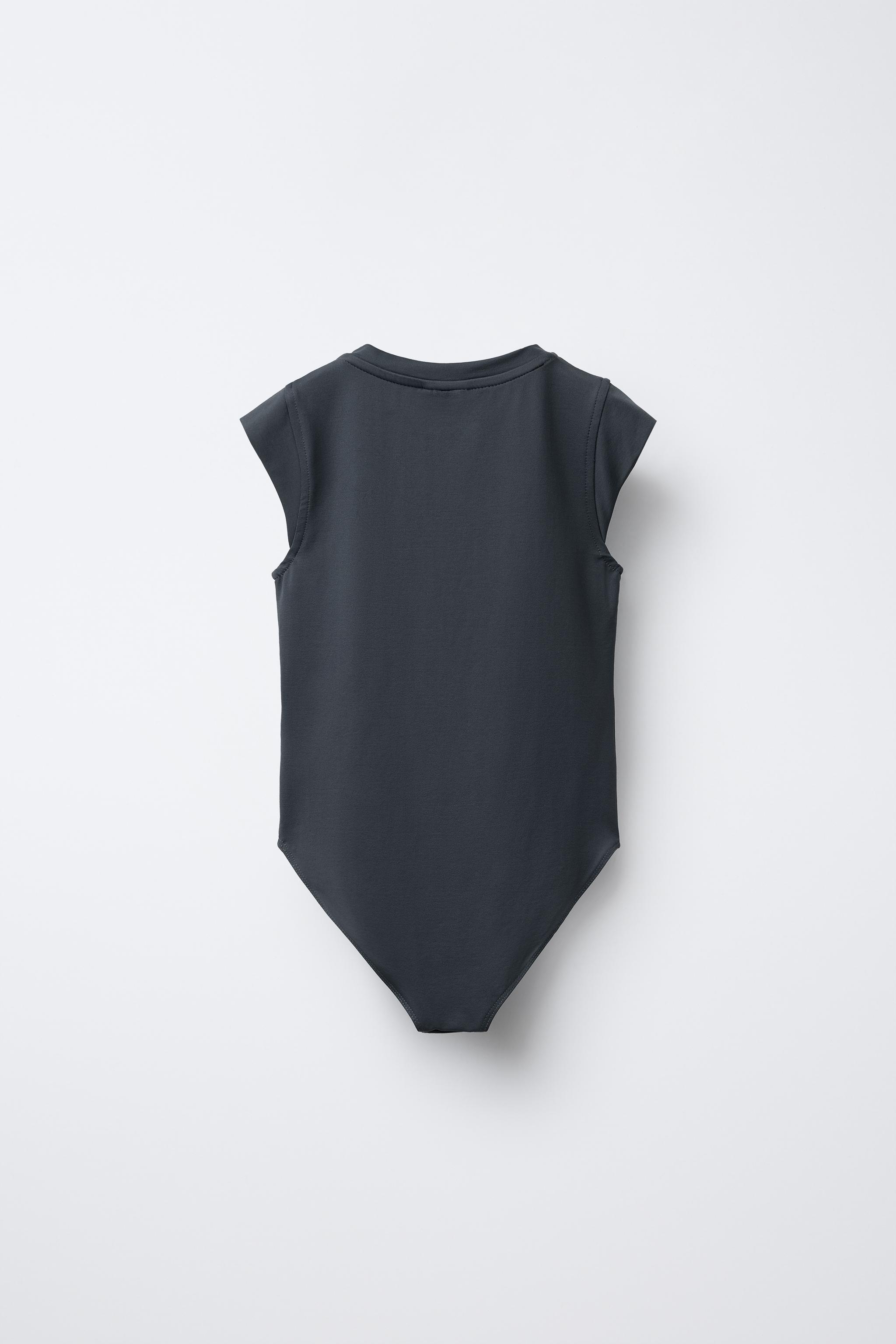POLYAMIDE BODYSUIT - White | ZARA United States