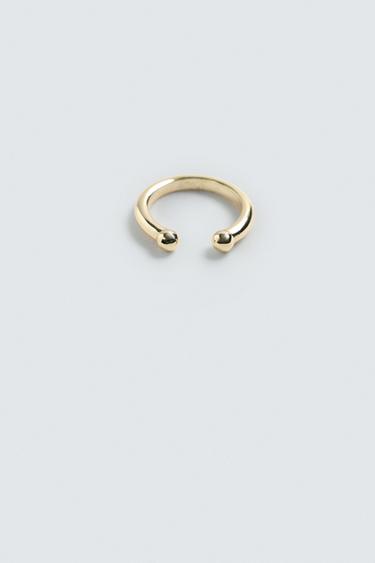 OPEN METAL RING - Gold by Zara - Image 2
