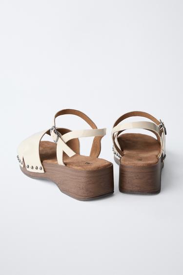 NEUTRAL PATENT CLOGS - Ecru White by Zara - Image 3