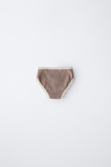 2-6 YEARS/ SIX-PACK OF PRINTED BRIEFS - camel by Zara - Image 2