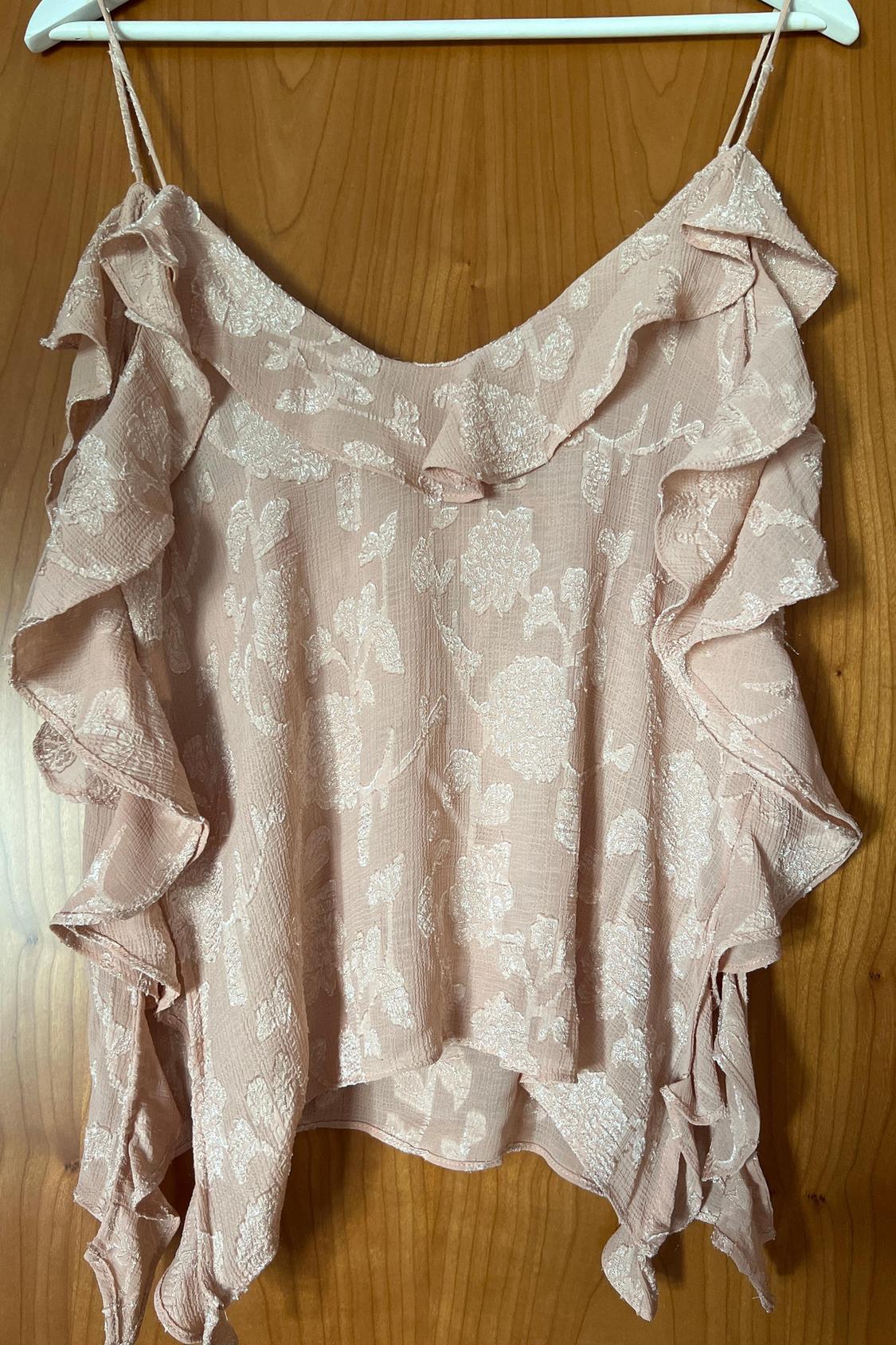 JACQUARD FRILLED TOP - Image 3