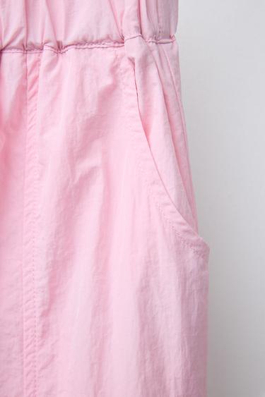 PANTALON LÉGER EN NYLON - Rose de Zara - Image 3