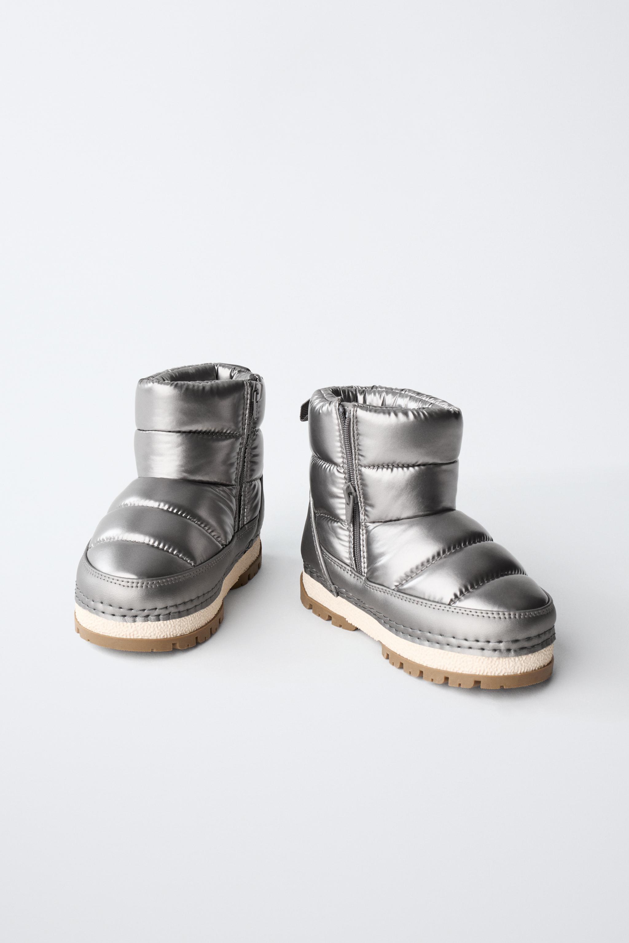 BOTTINES MÉTALLISÉES WATER REPELLENT