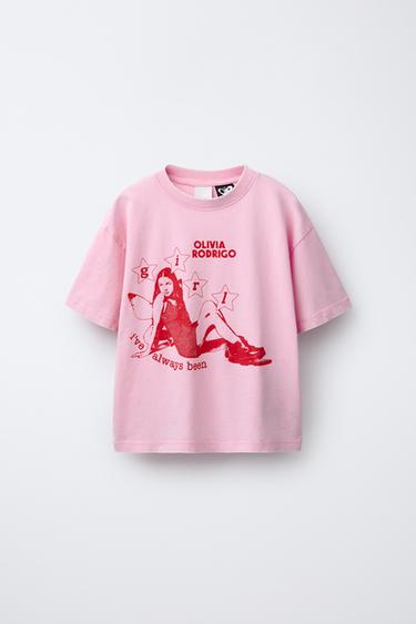 OLIVIA RODRIGO ™ PRINT T-SHIRT - Pink by Zara