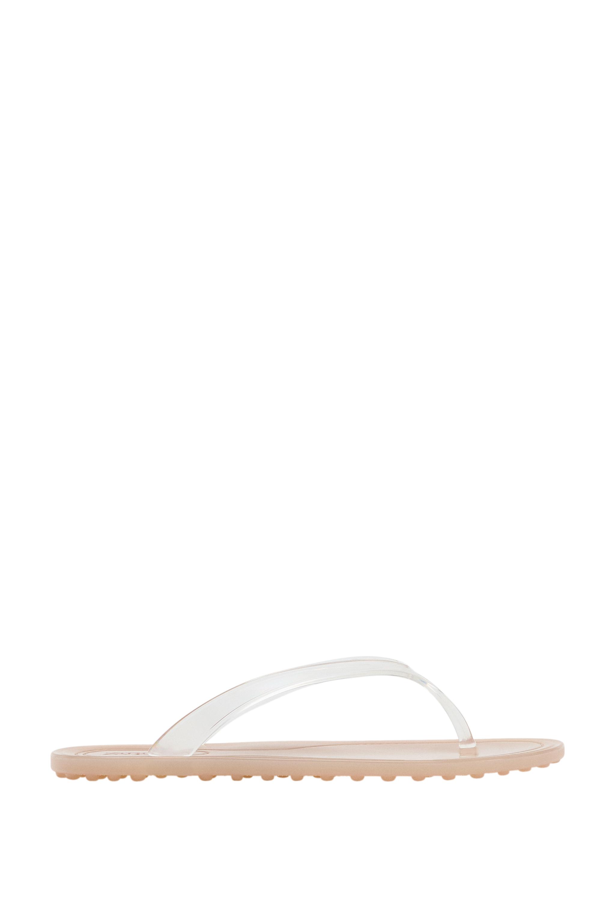 FLAT VINYL SANDALS