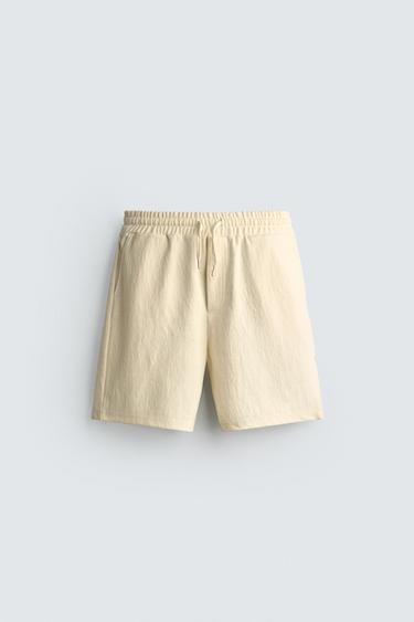 BERMUDA DE JOGGING STRUCTURÉ - Bis de Zara