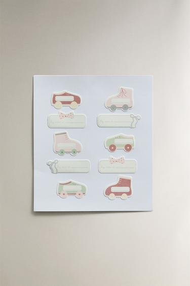 CHILDREN'S SKATING STICKY NOTES - Multicoloured by Zara - Image 1