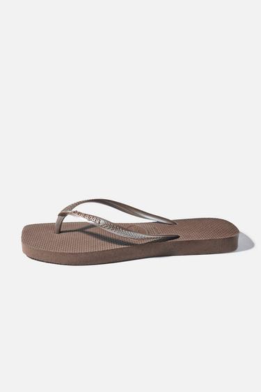 Zara HAVAIANAS ® x ZARA 涼鞋 - 棕色