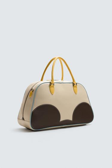 SAC BANDOULIÈRE EN CUIR HARRY LAMBERT FOR ZARA X DISNEY - Blanc ivoire de Zara - Image 4