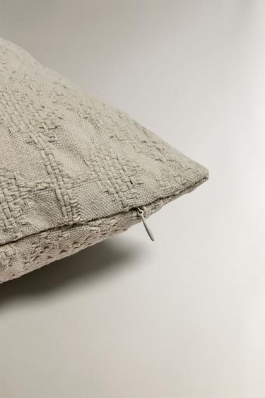 HOUSSE DE COUSSIN JACQUARD - Vert clair de Zara - Image 3