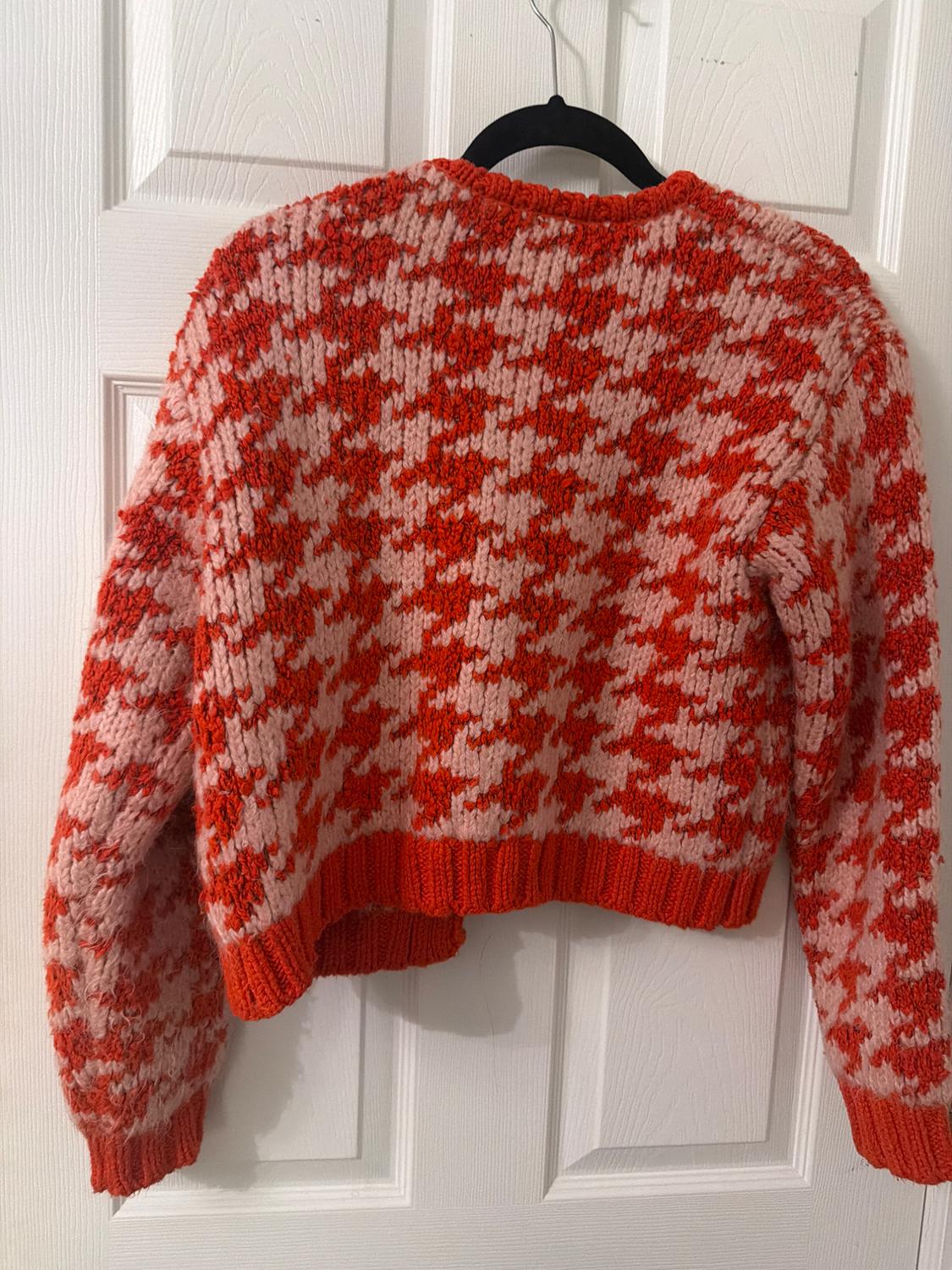 KNIT SWEATER WITH CONTRASTING TOPSTITCHING - Image 3