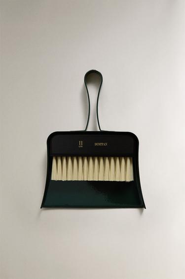 DUSTPAN & BRUSH SET - Black / Green by Zara - Image 0