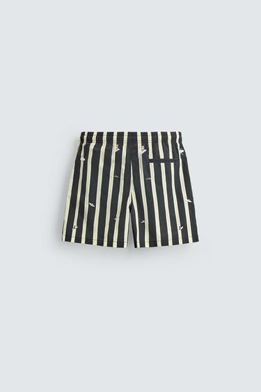 MAILLOT DE BAIN MI-LONG BRODERIES - Gris de Zara - Image 7