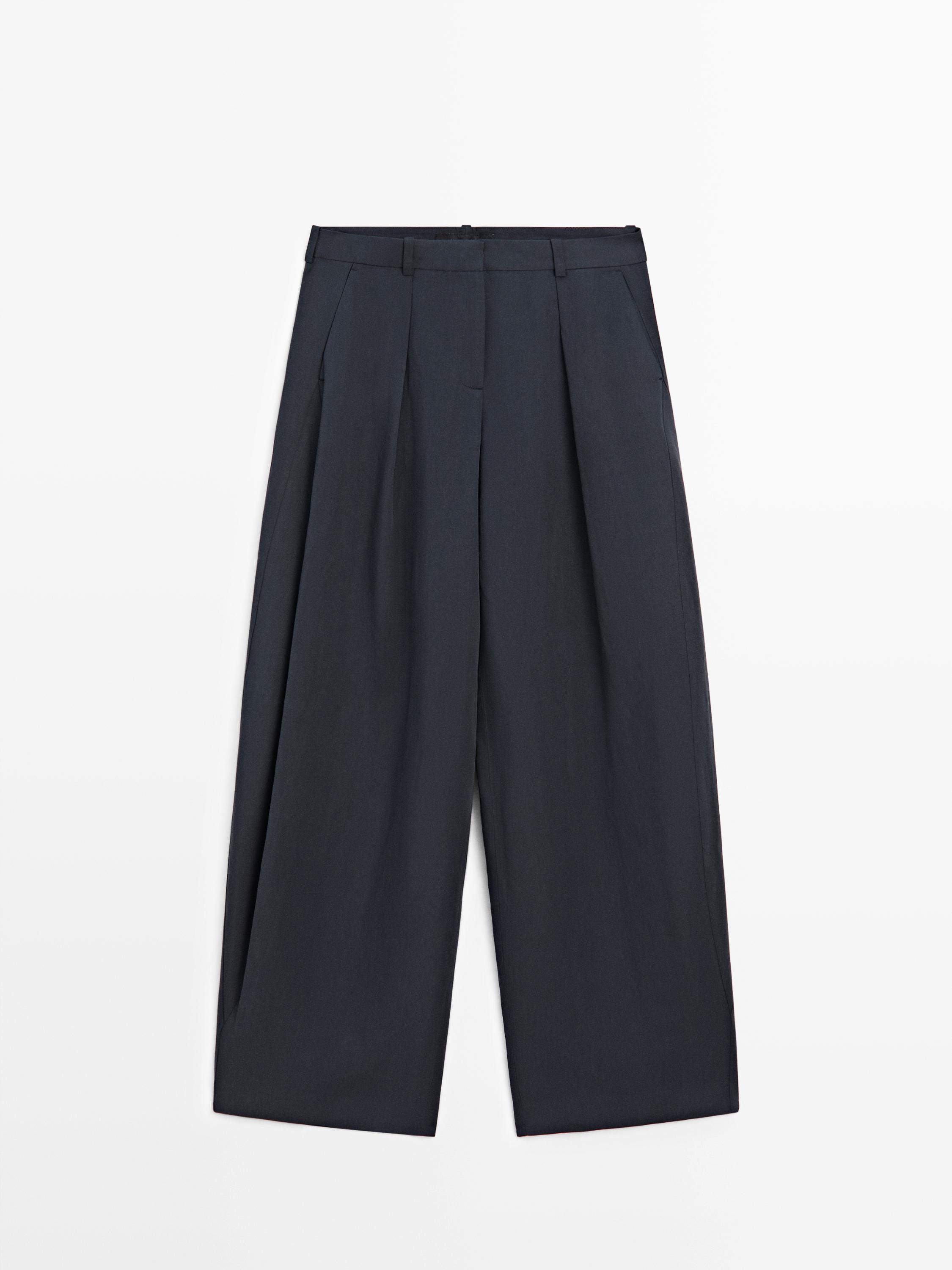 Pantalon fluide à pinces