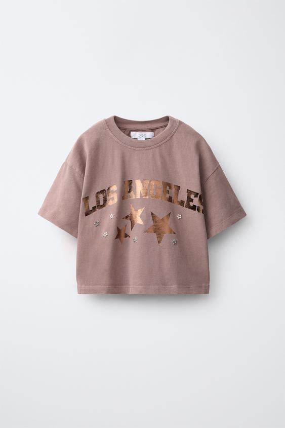 STUD AND STAR T-SHIRT - Earth by Zara - Image 0